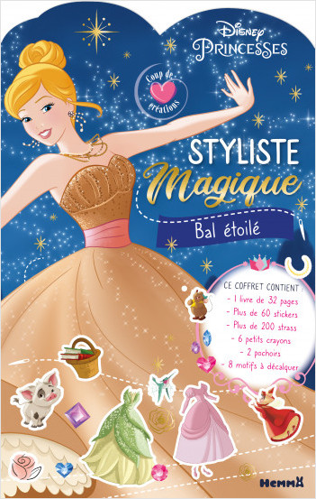 Disney Princesses – Styliste Magique – Coup de coeur créations – Bal étoilé – Diptyque stylisme et mode – Dès 5 ans