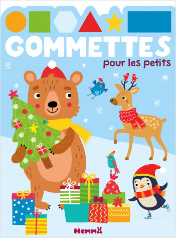 Gommettes pour les petits - Ours - Noël - Livre de gommettes - Dès 3 ans