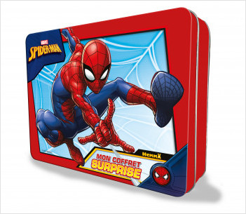 Marvel Spider-Man – Mon coffret surprise – Coffret coloriage et activités avec poster – Dès 5 ans