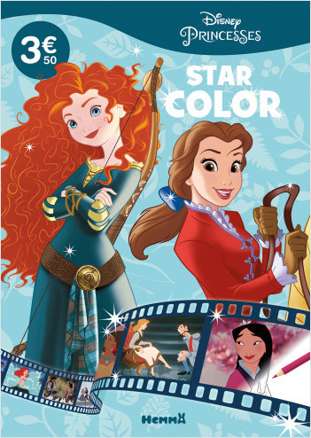 Disney Princesses - Star Color – Livre de coloriage pour enfants – Dès 4 ans