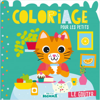 Mon P'tit Hemma - Coloriage pour les petits - Le goûter - Album de coloriage pour enfants- Dès 3 ans
