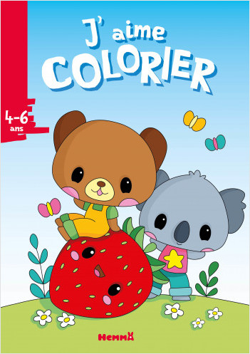 J'aime colorier (4-6 ans) Ourson et Koala - Livre de coloriage pour enfants - De 4 à 6 ans