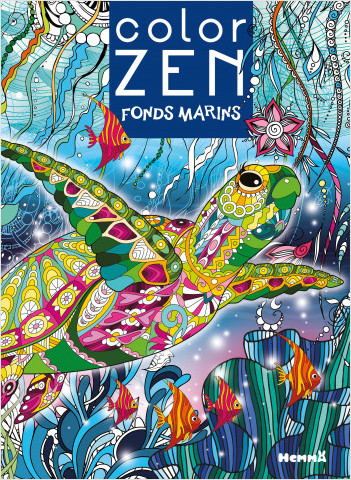Color Zen - Fonds marins - Livre de coloriage détente - Dès 7 ans