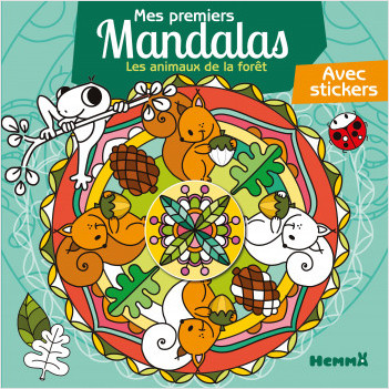 Mes premiers mandalas - Les animaux de la forêt - Album de coloriage - Dès 4 ans