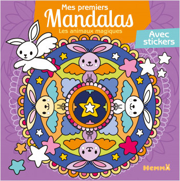 Mes premiers mandalas - Les animaux magiques - Album de coloriage - Dès 4 ans