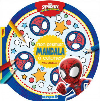 Marvel Spidey et ses amis extraordinaires - Mon premier mandala à colorier  - Livre de coloriage détente - Dès 3 ans