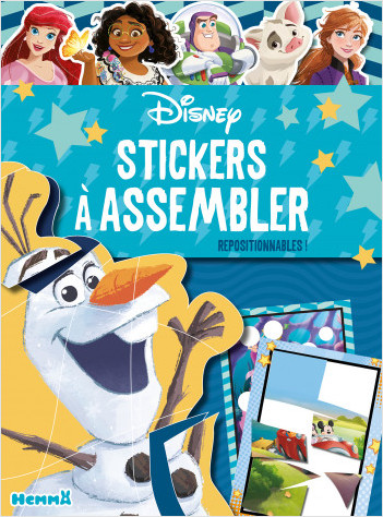 Disney - Stickers à assembler - Livre d'activités avec stickers - Dès 4 ans