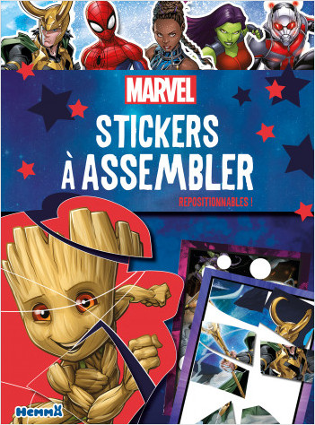 Marvel - Stickers à assembler - Livre d'activités avec stickers - Dès 4 ans