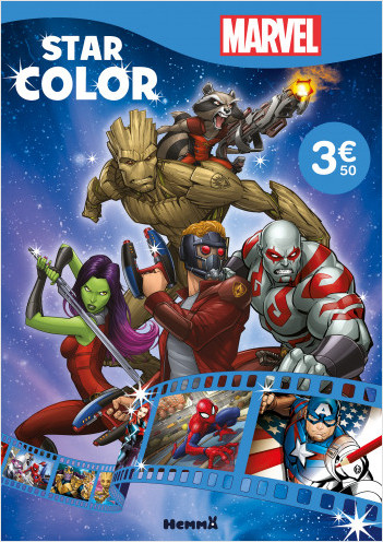 Marvel – Star Color – Livre de coloriage – Dès 4 ans