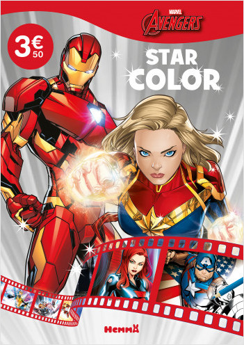 Marvel Avengers – Star Color – Livre de coloriage – Dès 4 ans