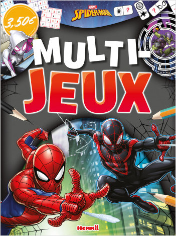 Marvel Spider-Man – Multi-jeux – Livre d'activités – Dès 5 ans
