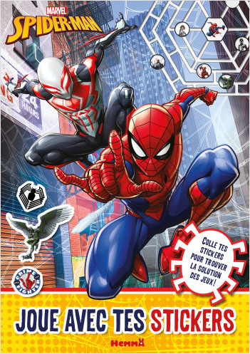 Marvel Spider-Man - Joue avec tes stickers - Livre d'activités avec stickers - à partir de 5 ans