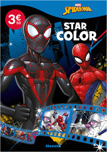 Marvel Spider-Man – Star Color – Livre de coloriage pour enfants – Dès 4 ans