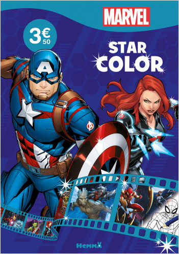 Marvel – Star Color – Livre de coloriage pour enfants – Dès 4 ans