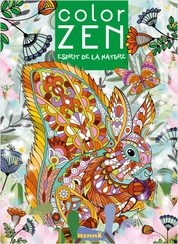 Color Zen - Esprit de la nature - Livre de coloriage détente pour enfants - Dès 7 ans