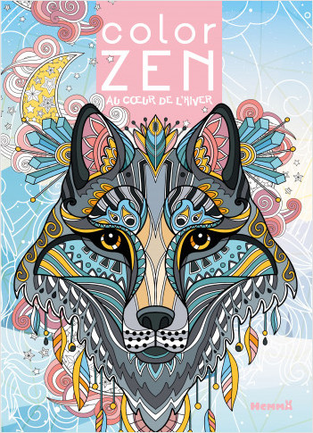 Color Zen - Au cœur de l'hiver - Livre de coloriage détente pour enfants - Dès 7 ans