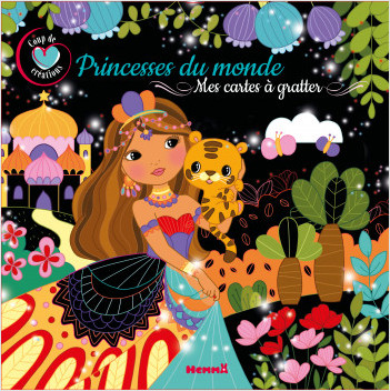 Coup de cœur créations - Princesses du monde - Cartes à gratter - Dès 5 ans