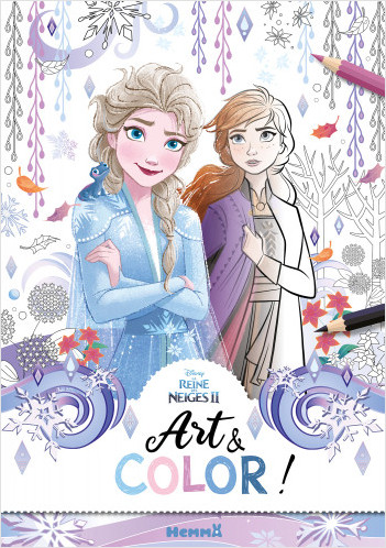 Disney La Reine des Neiges 2 - Art & Color ! - Livre de coloriage - Dès 6 ans 