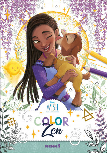Disney Wish - Color Zen - Livre de coloriage - Dès 6 ans