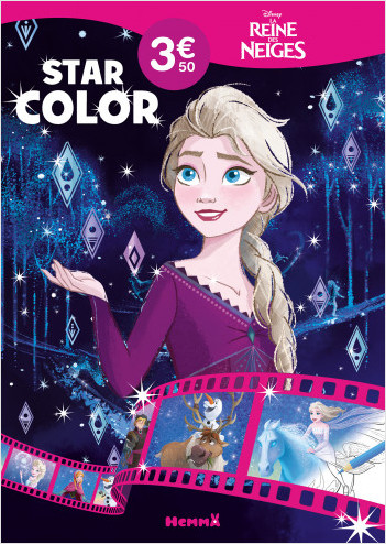 Disney La Reine des Neiges - Star Color – Livre de coloriage – Dès 4 ans