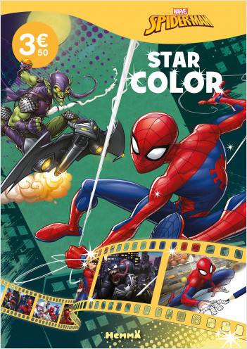 Marvel Spider-Man  - Star Color – Livre de coloriage – Dès 4 ans	
