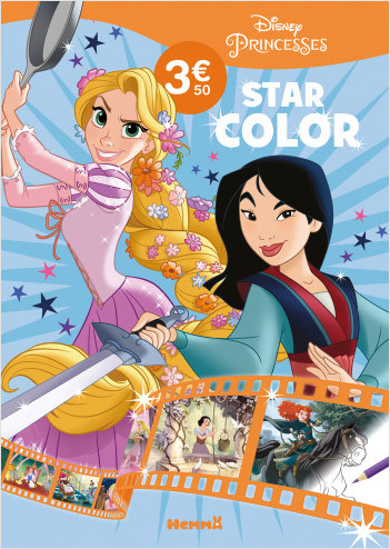 Disney Princesses - Star Color – Livre de coloriage – Dès 4 ans	