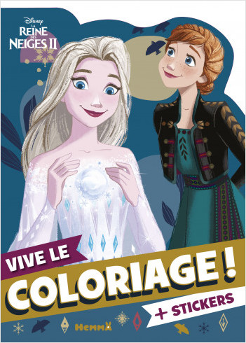 Disney La Reine des Neiges  - Vive le coloriage ! – Livre de coloriage avec stickers – Dès 4 ans