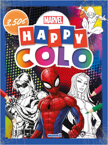 Marvel – Happy Colo – Livre de coloriage – Dès 5 ans	