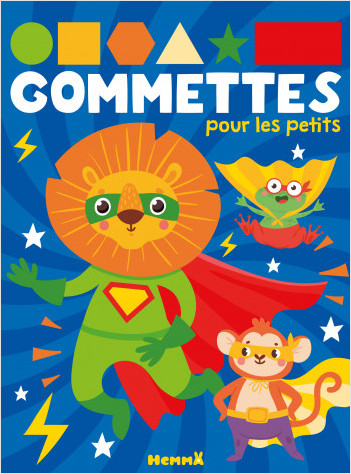 Gommettes pour les petits - Super héros - Livre de gommettes - Dès 3 ans