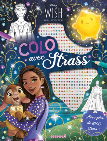 Disney Wish - Colo avec strass - Coloriage avec strass - Dès 5 ans