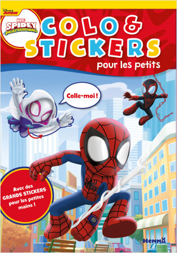 Marvel Spidey et ses amis extraordinaires - Colo & Stickers pour les petits - Livre de coloriage avec stickers - Dès 3 ans