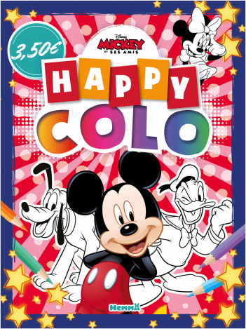 Disney Mickey et ses amis – Happy Colo – Livre de coloriage – Dès 5 ans