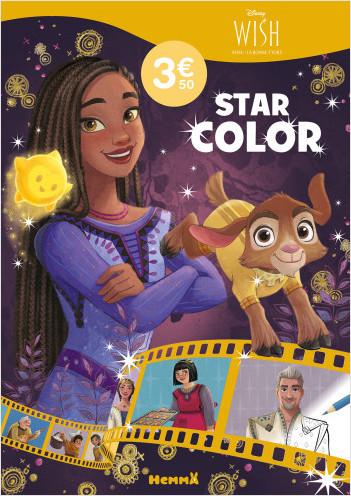 Disney Wish - Star Color – Livre de coloriage – Dès 4 ans