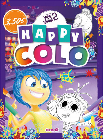 Disney Pixar Vice-versa 2 - Happy colo – Livre de coloriage – Dès 5 ans