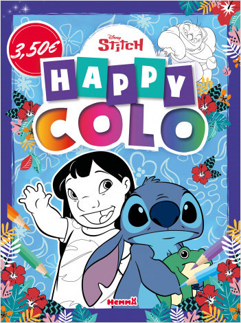Disney Lilo et Stitch - Happy colo - Livre de coloriage – Dès 5 ans