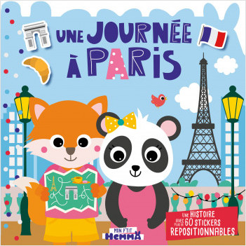 Mon P'tit Hemma - Une journée à Paris - Album avec stickers - Dès 3 ans 