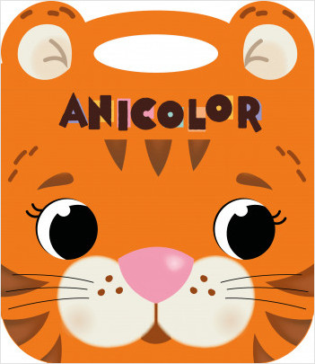 Anicolor - Tigre - coloriage silhouetté - Dès 2 ans