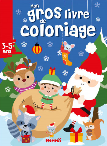 Mon gros livre de coloriage - Noël - Gros livre de 192 pages de coloriages - Dès 3 ans