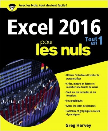 Excel 2016 Tout en un pour les Nuls