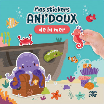Mes stickers Ani'doux de la mer - Livre d'activités avec grands stickers - Dès 36 mois