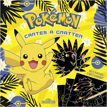 Pokémon - Mes Cartes à gratter - Pikachu et ses amis - Pochette de 10 cartes à gratter - Dès 6 ans