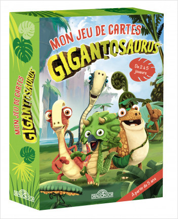 Gigantosaurus – Mon jeu de cartes – De 2 à 5 joueurs – 50 cartes – Dès 5 ans