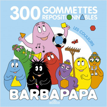 Barbapapa - 300 gommettes repositionnables - Les couleurs - Livre de gommettes repositonnables - Dès 4 ans