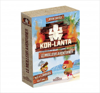 Koh-Lanta – Jeu de cartes – Le Meilleur aventurier – De 2 à 4 joueurs – 50 cartes – Dès 7 ans