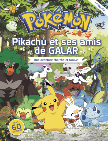 Pokémon – Cherche-et-trouve – Pikachu et ses amis de Galar – Avec stickers – Dès 6 ans