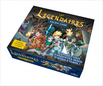 Les Légendaires – Escape game – Escape game familial de 2 à 6 joueurs – Un poster, 3 livrets, 135 cartes et une bande-son – À partir de 8 ans
