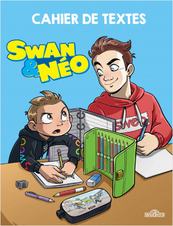 Swan & Néo – Agenda de textes – Avec des stickers – Dès 5 ans