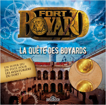 Fort Boyard – La Quête des Boyards – Pochette de jeu de piste avec 2 posters, 10 objets détachables et 1 livret de règles de jeu – De 2 à 6 joueurs –  À partir de 7 ans