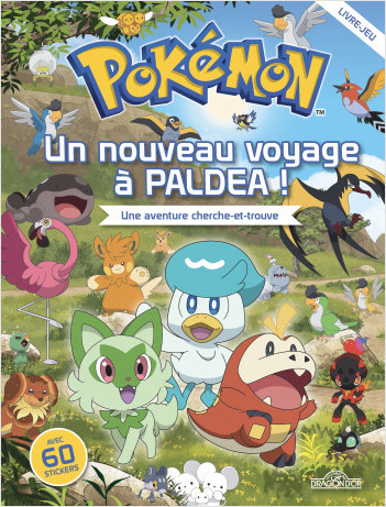 Pokémon – Cherche-et-trouve – Un nouveau voyage à Paldea – Avec des stickers – Dès 6 ans