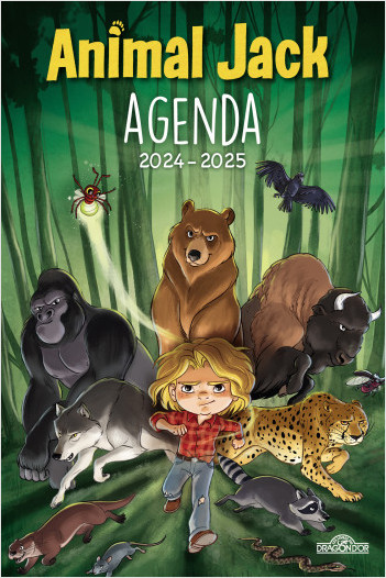 Animal Jack – Agenda 2024-2025 – Avec des jeux et des extraits de bandes dessinées – Dès 7 ans